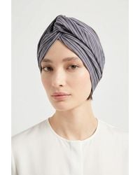 Brunello Cucinelli - Dark Striped Cotton Scarf, Brand (Us - Lyst