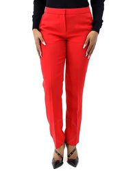 Burberry - Wool Straight-fit Tailored Trousers - Lyst