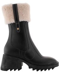 Chloé - Betty Ankle Rain Boots, Brand Size 40 Us - Lyst
