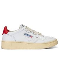 Autry - 01 Low Leather Sneakers - Lyst