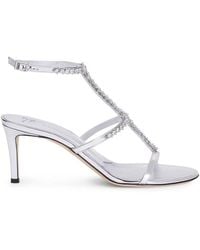 Giuseppe Zanotti - Minnah Crystal Embellished Sandals, Brand Size 37 Us - Lyst