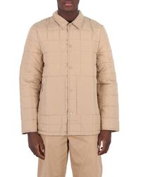 Rains - Sand Liner Water-repellent Quilted Shirt Jacket, Size - Lyst