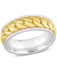 Amour - Ribbed Design Ring - Lyst