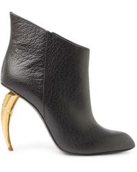 Roberto Cavalli - Saber Tooth Heel Booties, Brand Size 36 Us - Lyst