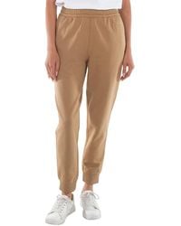 Burberry - Logo Patch Cotton Track Pants - Lyst
