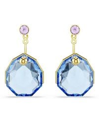 Swarovski - Gema-Tone Plated Crystal Earrings - Lyst