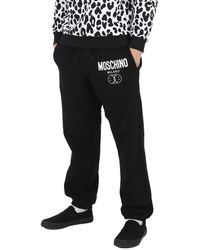 Moschino - Smiley Logo Track Pants - Lyst