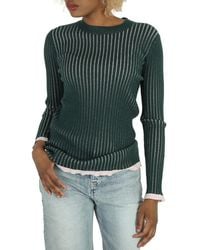 Burberry - Contrast-trim Cashmere-blend Sweater - Lyst