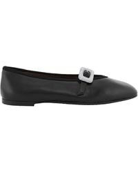 Giuseppe Zanotti - Georgia Buckle Mary Jane Ballet Flats - Lyst