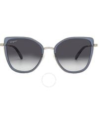 Ferragamo - Gradient Cat Eye Sunglasses Sf293s 743 54 - Lyst