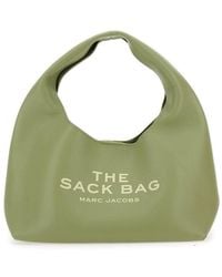 Marc Jacobs - The Sack Shoulder Bag With Maxi Logo Lettering On The Front And Logo Patch On The Rear - Lyst