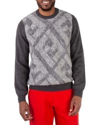 Fendi - Long Sleeve Crew Neck Sweater, Brand Size 48 (Us - Lyst