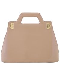 Ferragamo - Wanda Top Handle Bag - Lyst