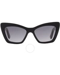 Ferragamo - Grey Gradient Cat Eye Sunglasses Sf1081se 001 55 - Lyst