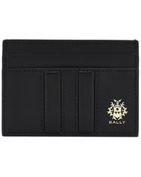 Bally - Embossed Logo Leather Card Case - Lyst