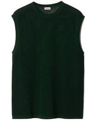 Burberry - Jungle Cotton Mesh Vest - Lyst