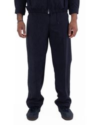 Emporio Armani - Seersucker Nylon Trousers, Brand Size 46 Us - Lyst