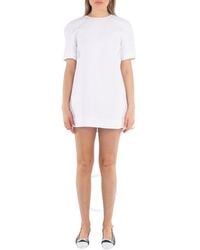 Marni - Short-Sleeved Oversize T-Shirt Mini Dress, Brand Size 38 Us - Lyst
