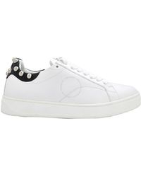 Lanvin - Ddb0 Studded Leather Low-Top Sneakers, Brand Size 40 Us Size 9 - Lyst