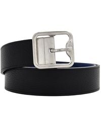 Burberry - B-Buckle Reversible Leather Belt - Lyst