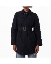 Burberry - Short Single-Breasted Padded Car Coat - Lyst