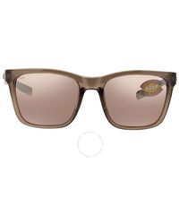 Costa Del Mar - Panga Copper Silver Mirror Polycarbonate Sunglasses Pag 258 Oscp 56 - Lyst