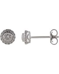 Brilliant Diamond - 9Kt 0.30 Carat Lab Grown Diamond Stud Earrings For - Lyst