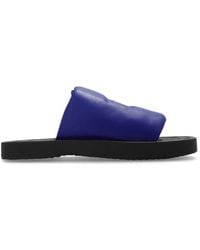 Burberry - Ekd Slab Slip-On Slides, Brand Size 43 (Us - Lyst