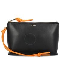 Loewe - Knot Calfskin T Pouch - Lyst
