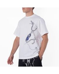 Burberry - Knight Hardware Printed Cotton T-Shirt - Lyst