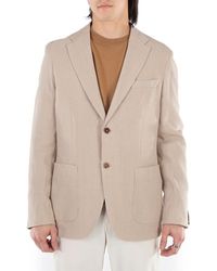 BOSS - Miniature Patterned Slim-Fit Blazer, Brand Size 48 Us - Lyst