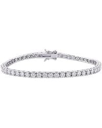 Amour - 5 1/10 Ct Dew Created Moissanite Tennis Bracelet - Lyst
