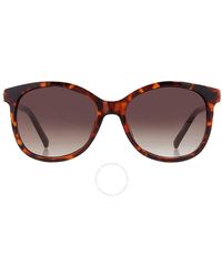 Guess Factory - Brown Gradient Oval Sunglasses Gf0394 52f 56 - Lyst