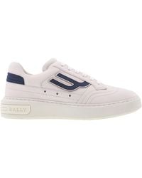 Bally - Triumph Low-Top Leather Sneakers, Brand Size 5 Us Size 6 - Lyst