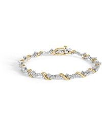 Haus of Brilliance - 10K And 2.00 Cttw Diamond "S" Link 7" Bracelet (H-I Color, I2-I3 Clarity) - Lyst