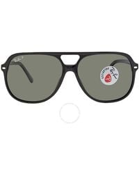 Ray-Ban - Bill Polarized Green Classic G-15 Square Sunglasses Rb2198 901/58 60 - Lyst