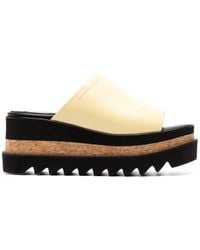 Stella McCartney - Sneak-Elyse Platform Slip-On Slides - Lyst