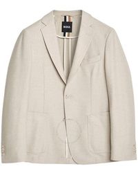 BOSS - Hanry Wool Patch Pocket Blazer, Brand Size 46 (Us - Lyst