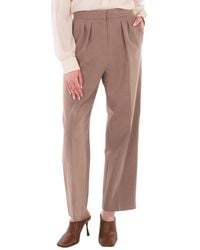 Max Mara - Verbano Stretch-Wool Trousers - Lyst