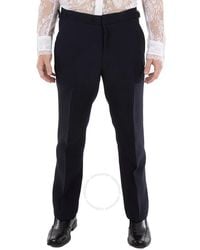 Burberry - Navy Tailored Trousers - Lyst