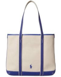 Polo Ralph Lauren - Polo Bear Canvas Small Shopper Tote - Lyst