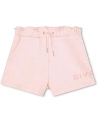 Givenchy - Girls Logo Print Shorts - Lyst
