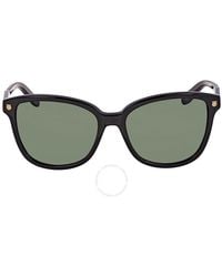 Ferragamo - Green Square Sunglasses - Lyst