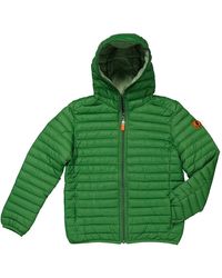 Save The Duck - Boys Rainforest Huey Hooded Puffer Jacket - Lyst