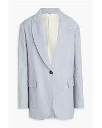 Brunello Cucinelli - Light Relaxed Blazer, Brand Size 46 (Us - Lyst