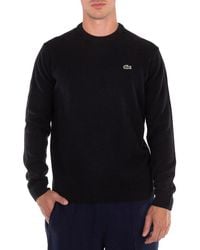 Lacoste - Crew Neck Pull Over Wool Sweater - Lyst