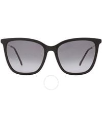 Carolina Herrera - Grey Gradient Cat Eye Sunglasses Ch 0068/s 0807/9o 57 - Lyst