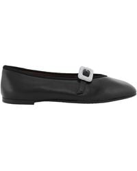 Giuseppe Zanotti - Georgia Buckle Mary Jane Ballet Flats - Lyst