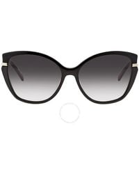 Longchamp - Grey Gradient Cat Eye Sunglasses Lo627s 001 57 - Lyst