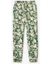 Burberry - Rose Wool Jogging Pants - Lyst